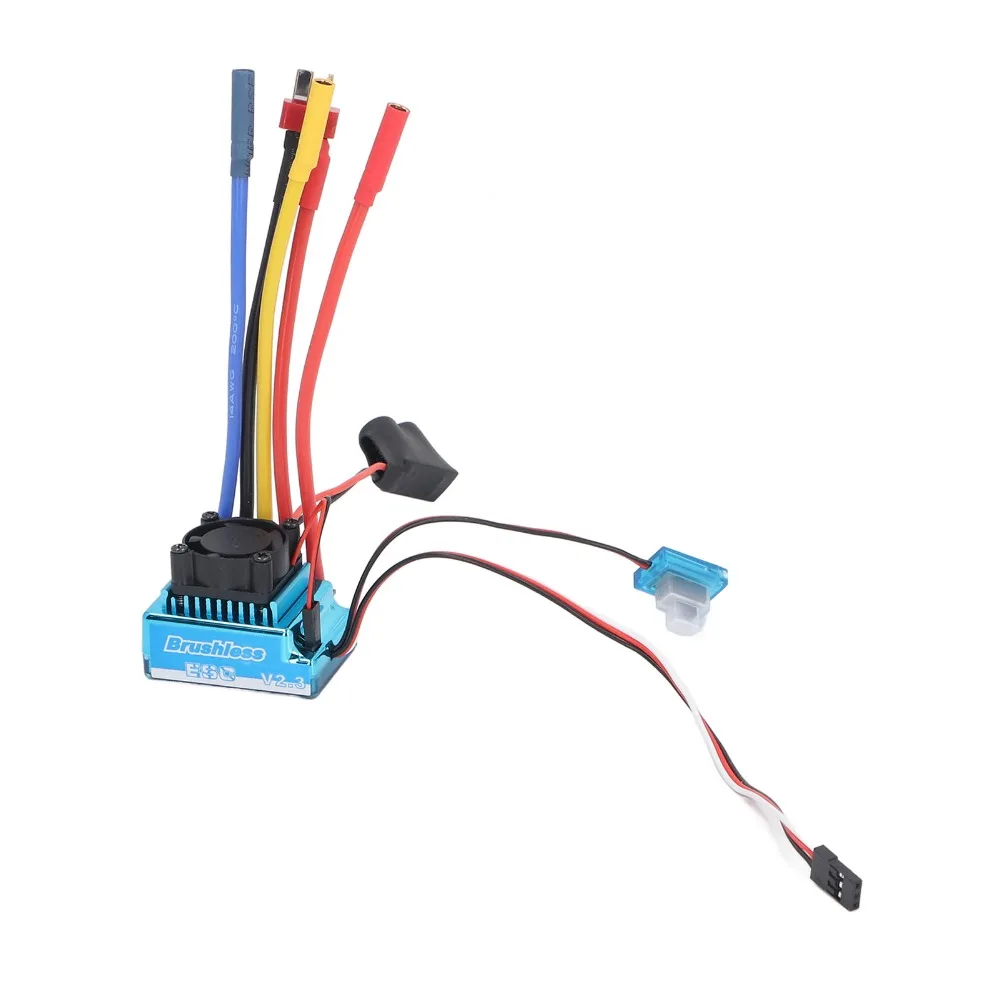 Durable 80A Brushless ESC Waterproof Aluminum Alloy Electronic Speed Controller RC Car Brushless ESC For RC Boat