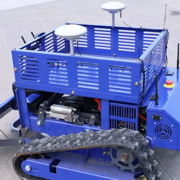 جزازة العشب الذكية المنزلية GPS عالية الجودة المخصصة بعرض القطع 550 مم، تستخدم لقص العشب