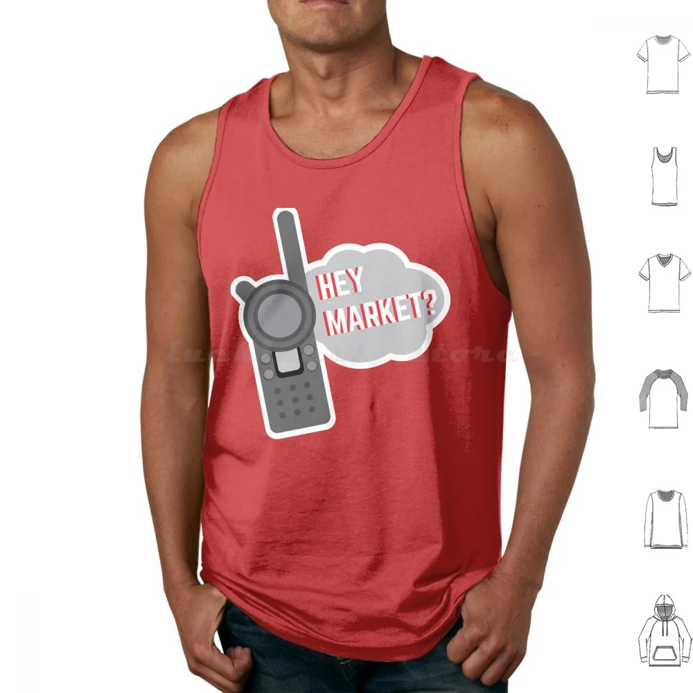 Market Team Member-Hey Market ? Tank Tops Print Cotton Target Team Market Grocery Grocery Team Retail Shopping I Love