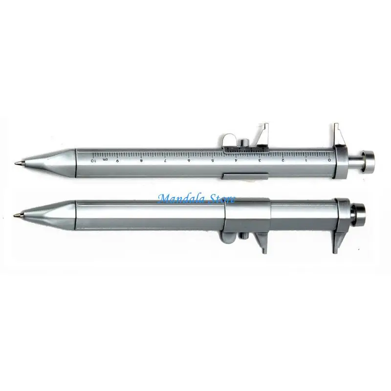 U2JC 2 Pcs Gel Pen Vernier Caliper 10cm Metric Gauge Shock-proof