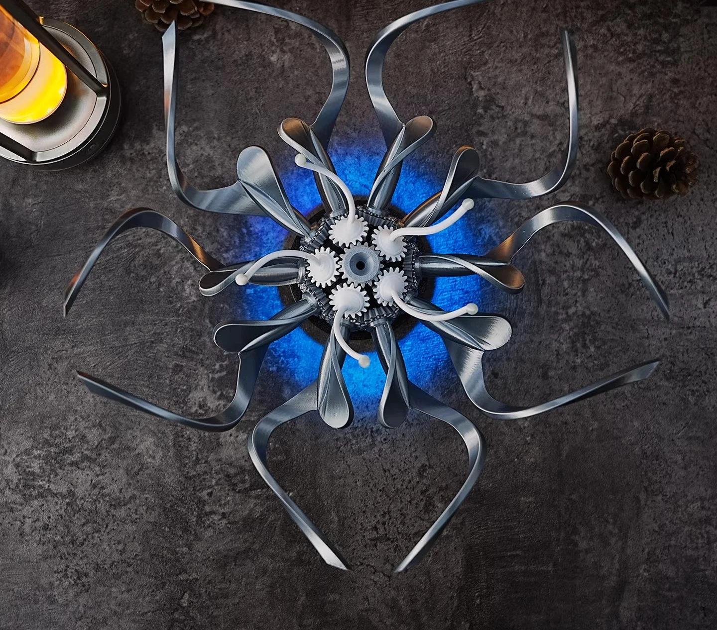 Gallery Modern Aesthetics Visual Art Eternal Flower Table Wall Hanging Mechanical Flower