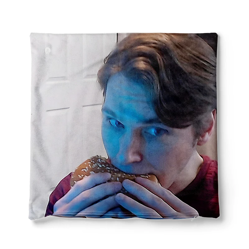 Gaslight Gatekeep Girlboss Jerma Hamburger fodere per cuscini federe per divano divano camera da letto 45cm x 45cm