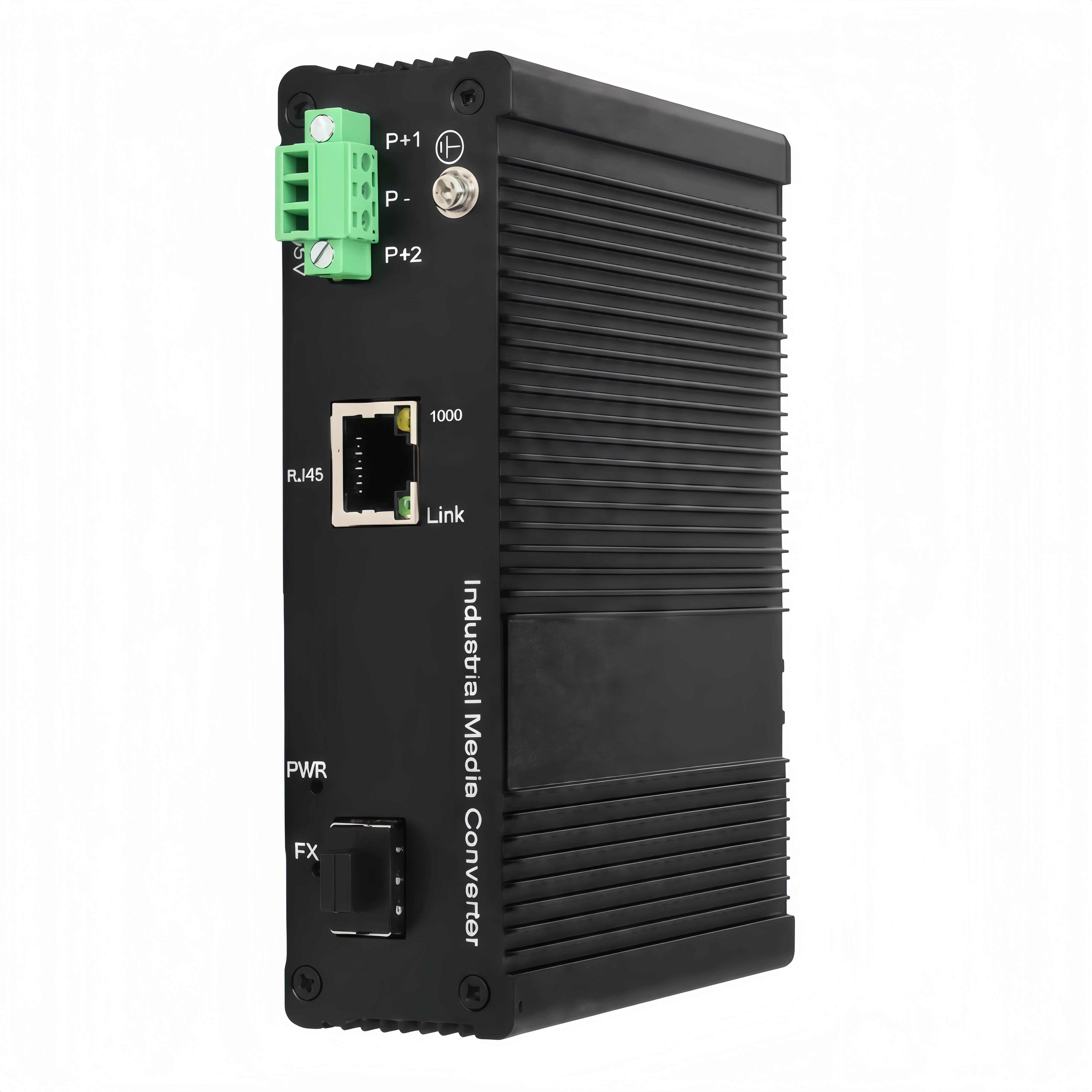 Industrial Gigabit Fiber Switch SFP 100/1000Mpbs Network Ethernet Switch Lightning Protection Plug and Play DIN IP40 Protection