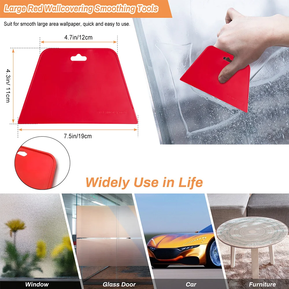 Professionelles Auto-Vinylfolien-Werkzeugset, Fensterfolierung, Tapeten-Filzrakel, Schneidewerkzeug für PPF-Kohlefaserfolien-Aufkleber – Detail 6