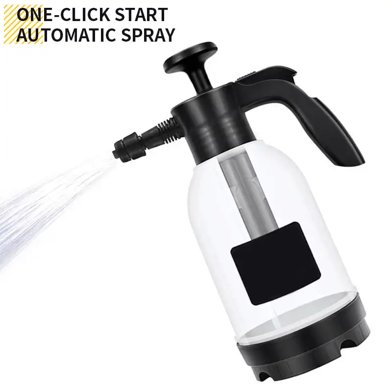 

Air pressure car wash foam spray pot Household cleaning glass spray pot Fan acid and alkali resistant foam spray pot