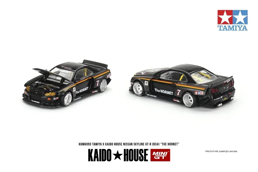 Kaido House + MINIGT 1/64 닛산 스카이라인 GT-R (R34)(R33) 혼다 NSX 레이싱 Kaido Works V3 V2 KHMG 자동차 합금 다이캐스트 금속 모델