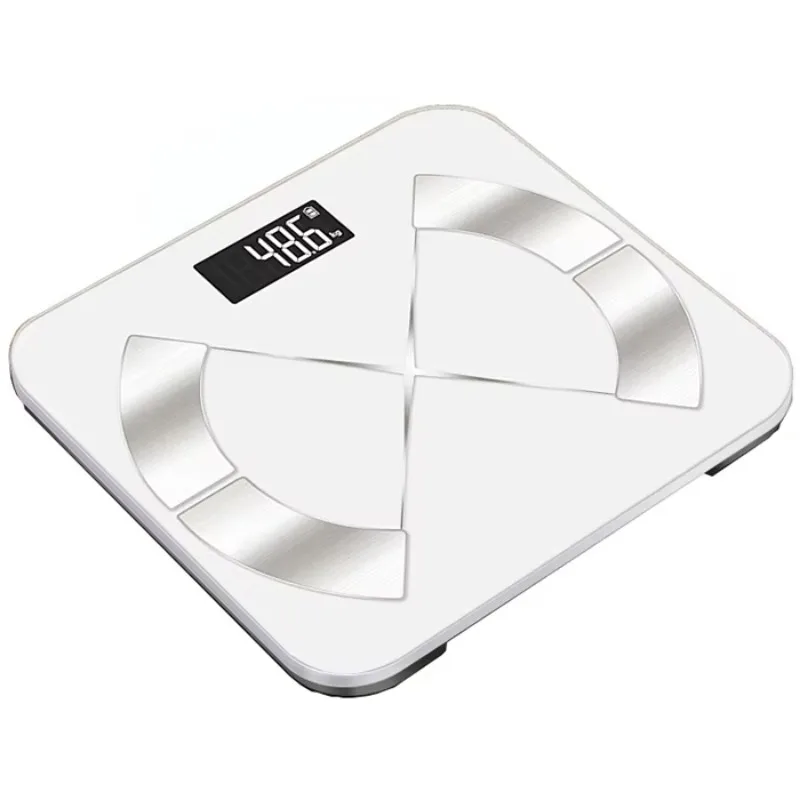 Charging Glass Smart Bluetooth Digital Bathroom Body Mass Index Composition Fat Scale
