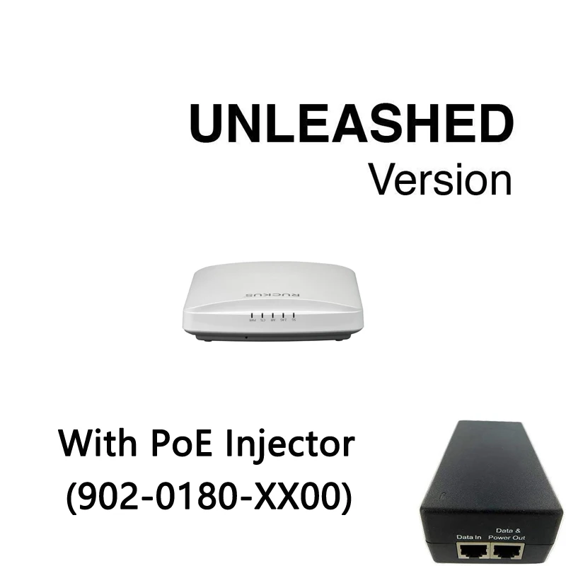 Ruckus Wireless Unleashed R650 9U1-R650-WW00 9U1-R650-EU00+902-0180-XX00 PoE Adapter WIFI6 4x4 SU-MIMO MU-MIMO Indoor AP