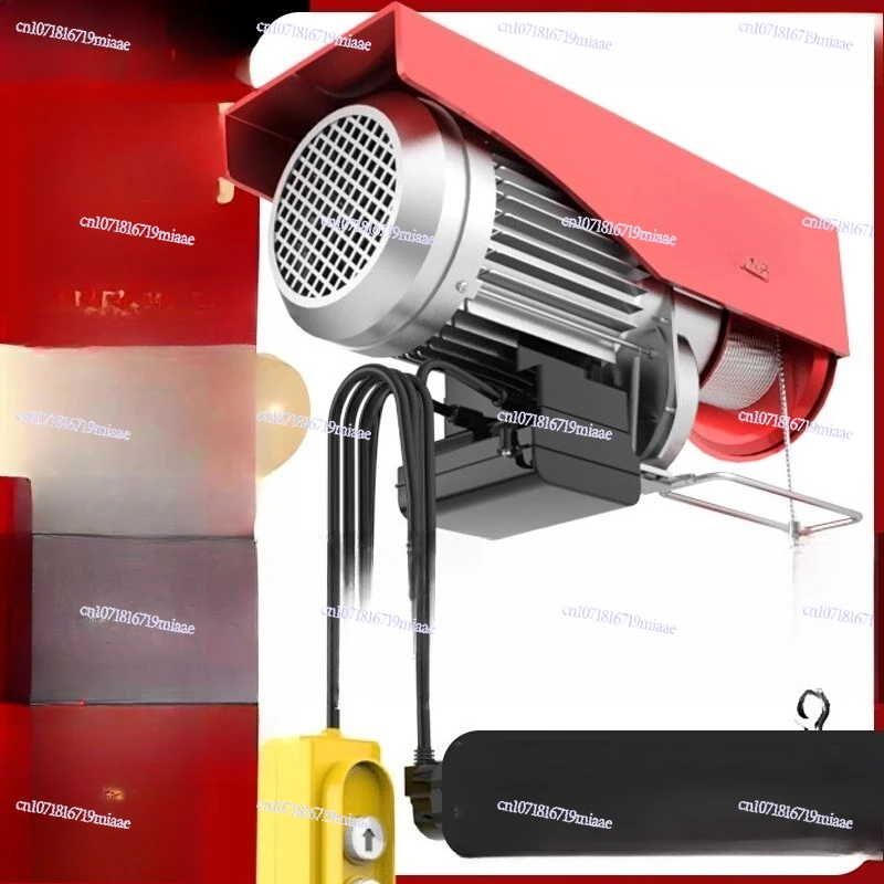 

220V Household Small Crane 1/0.5 Ton Hoist Winch Lifting Crane