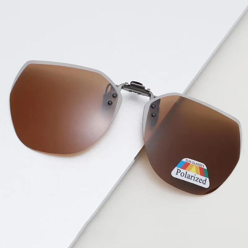 Polarized Clip On Sunglasses Men Women Photochromic Car Driver Goggles Night Vision Glasses Anti Glare Vintage Square Glasses