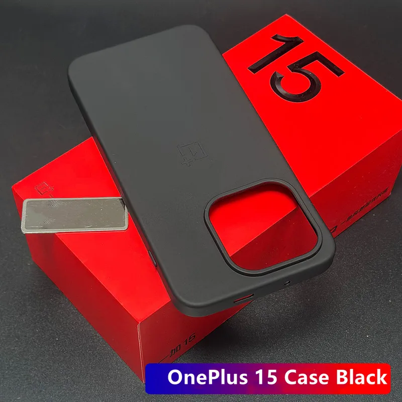 Ultra Slim Soft Back Case For OnePlus 15 Original Phone Case Shockproof Matte Luxury Rubber Skin Cover