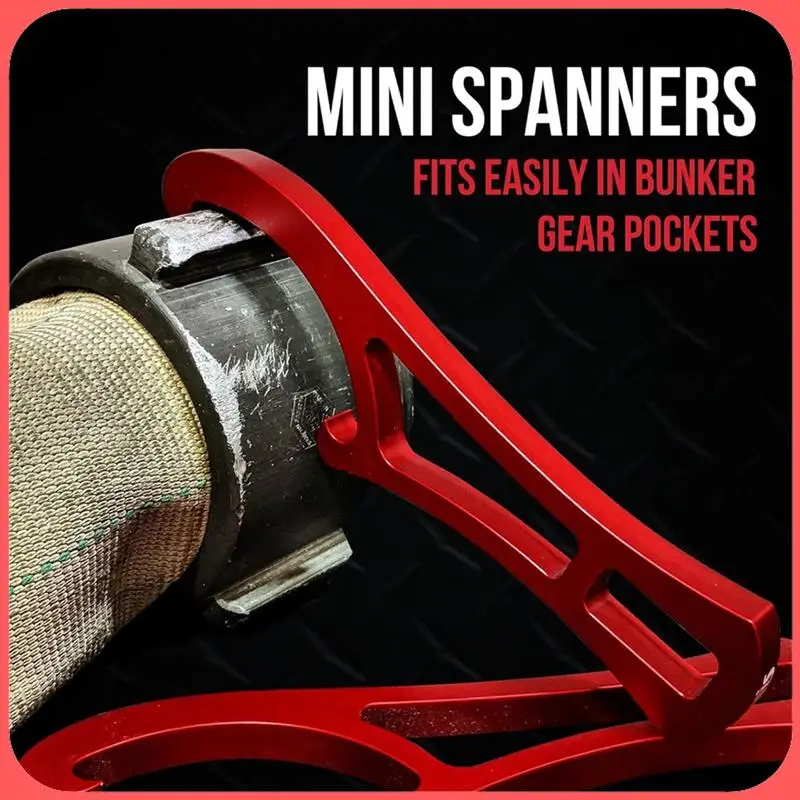 

AA89-Fire Fighting Mini Wrench Light-Weight And Portable Wrench 2-Pack Essential Firefighter Hand Tools