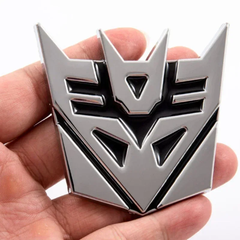 Transformers 3D Car Stickers Anime Decepticons Autobots Logo Badge Car Scratched Stickers Cosplay Car Decoration Accessories