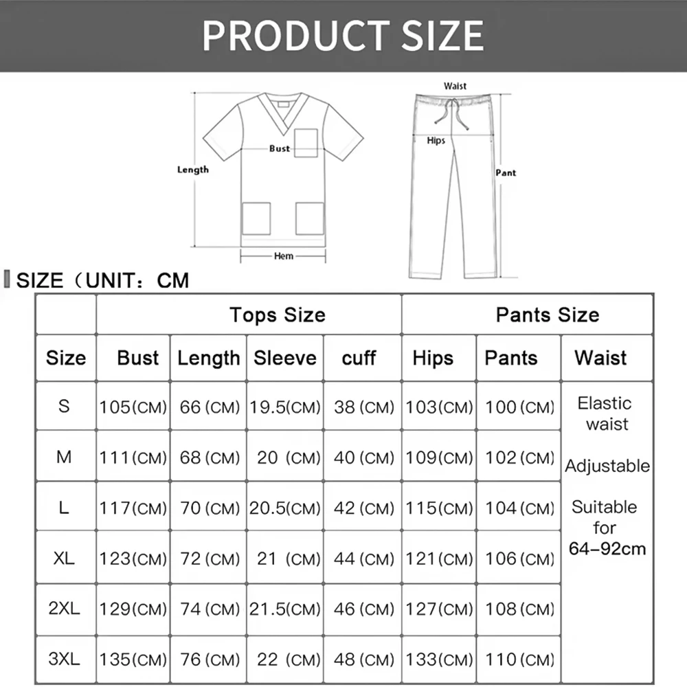 Vêtements de travail de toilettage pour animaux de compagnie, uniforme de propormédicale, générateurs d'hôpital pour femmes et hommes