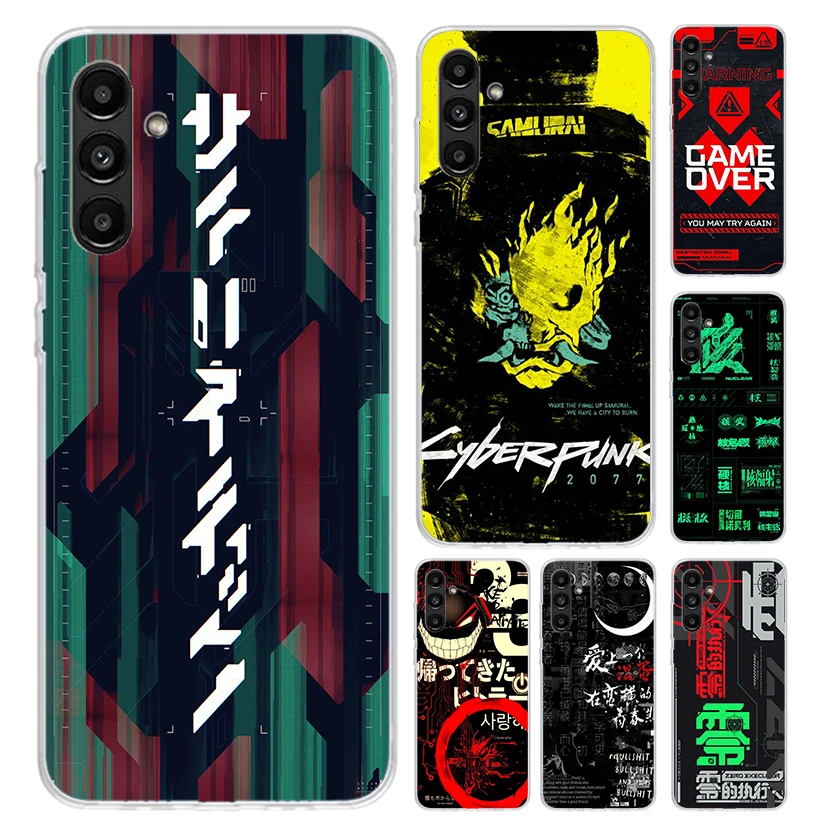 Cyber Style Punks Phone Case for Samsung Galaxy A15 A25 A35 A55 A14 A24 A34 A13 A53 A12 A52S A23 A33 A24 A34 A03S A04S A02S A42