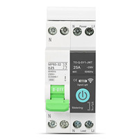 For Tuya MCB WIFI Smart Circuit Breaker With Metering Din Rail Control Switch WIFI Version Rail Switch  Electrical Equipment