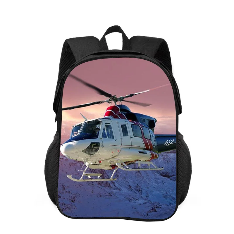 Helicopter shoulder protection backpack, domineering trend, mechanical printing new style best gift for boys and girls in school