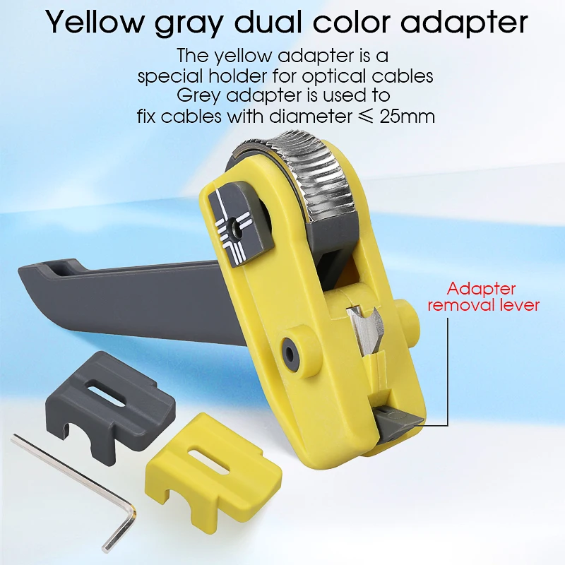 COMPTYCO KMS-K Optical Fiber Longitudinal Cable Cutter Fiber Optic Sheath Stripper Cable Stripping Tool Cable Stripping Pliers