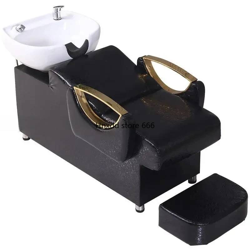 

Comfort Shampoo Sink Chair Hair Basin Salon Shower Head Spa Hair Wash Chair Luxury Therapy Lavacabezas Salon Equipment MQ50XF