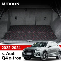 Car Trunk Mat For Audi Q4 e-tron 2022 2023 2024 Custom Car Accessories Auto Interior Decoration