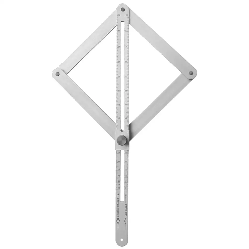 

Stainless Steel Protractor For Woodworking Angle Miter Gauge for Woodworking Construction with Foldable Design