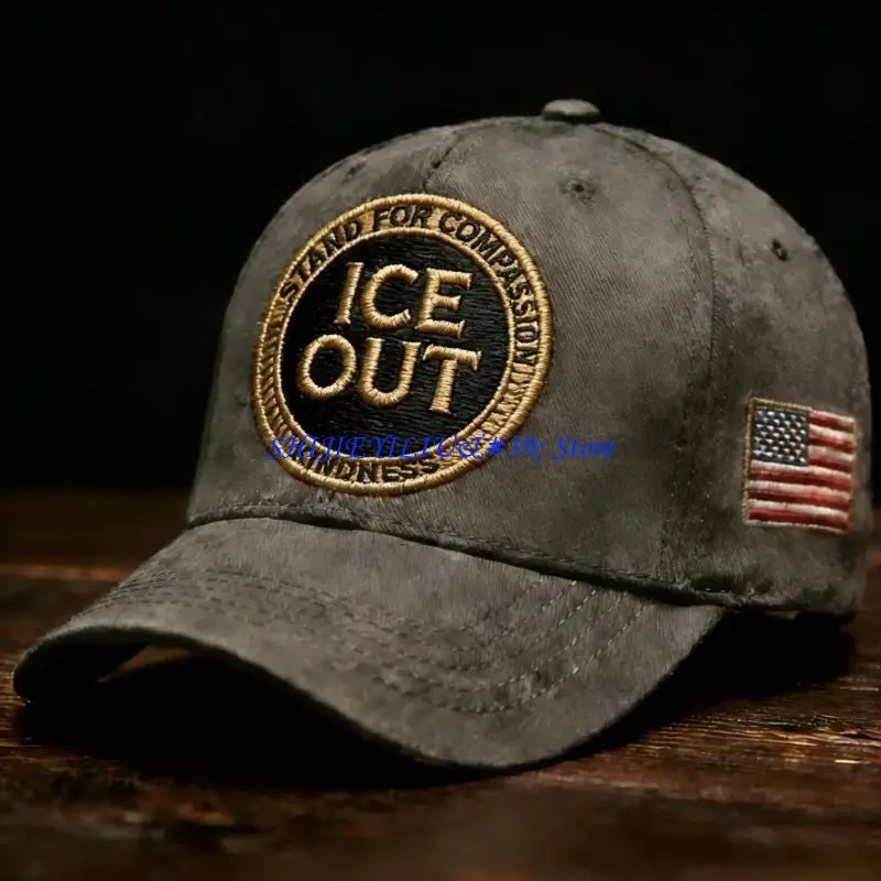 E21F Modern Unisex Embroidered Baseball Hat Lightweight Build Adjustable Size accommodates Most Head Sizes