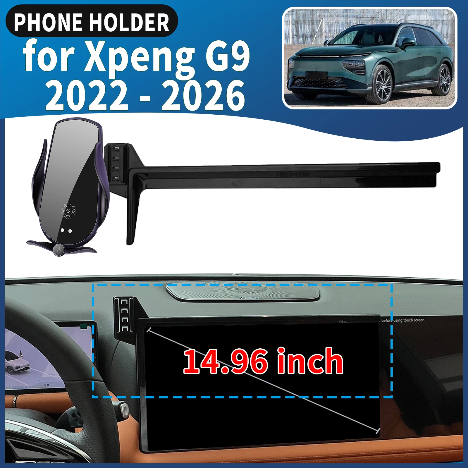 

fit for Xpeng G9 XiaoPeng 2022 2023-2026 Car Phone Holder Mount Vehicle-Specific GPS Navigation Easy Installation accessoires