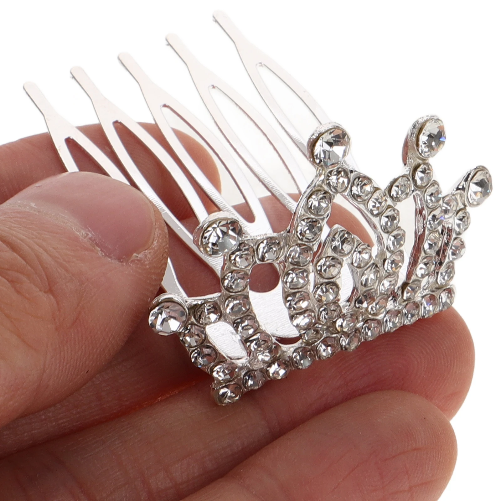 

12pcs Children's Crown Comb Mini Size Kids Tiara Party Carnival Festival Hair Accessories Small Portable Hairbands for Girls