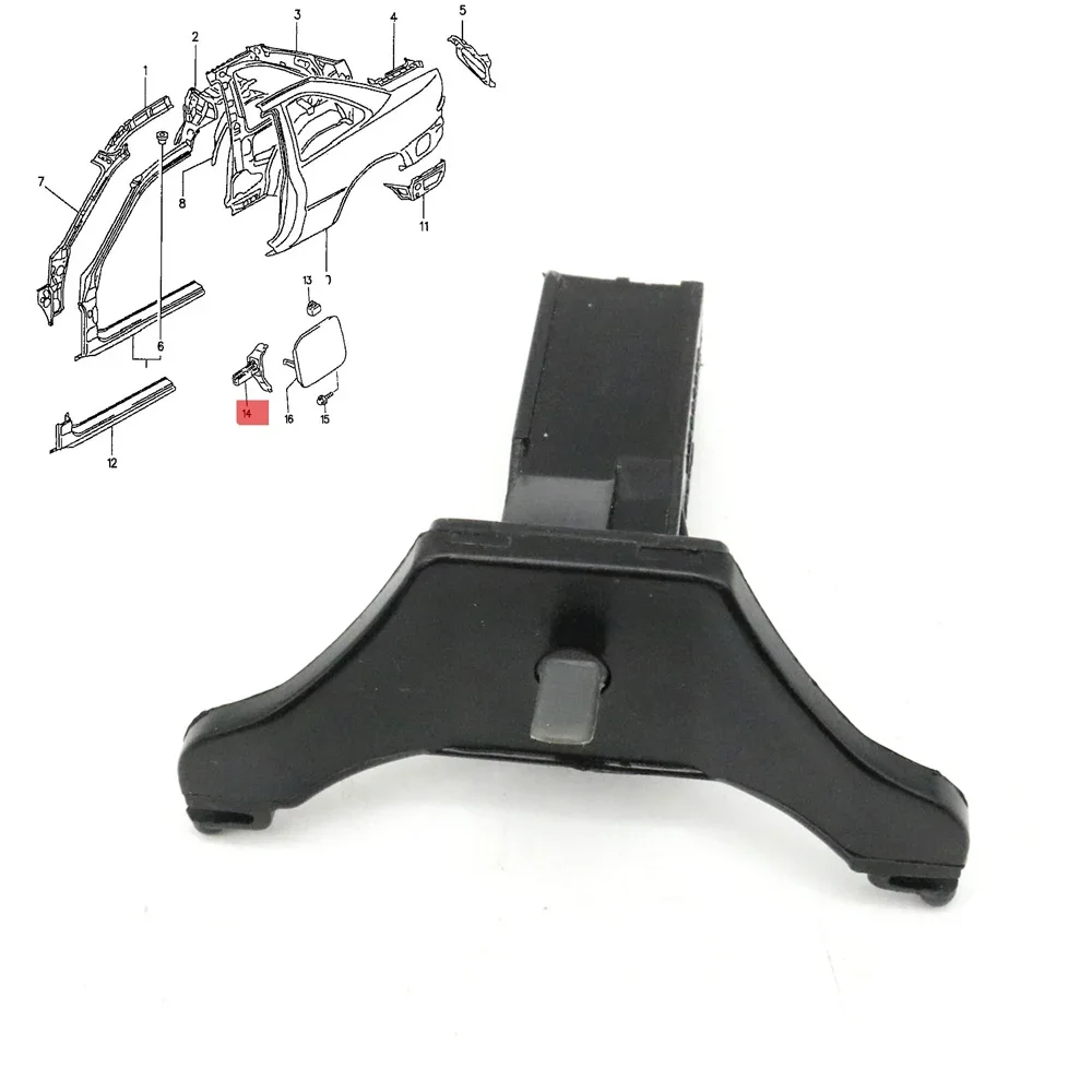 MB 023335   Tampa da trava do filtro da porta de combustível, gancho fixo para mitsubishi pajero montero sport 3000gt elipse galant lancer espaço expo