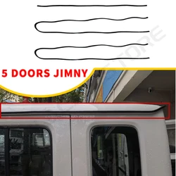 Car Roof Channel Decor Strip 5 Door Jimny Accessories Car Top Decor Strips For Suzuki Jimny JC74 2023 2024 not for 3 door