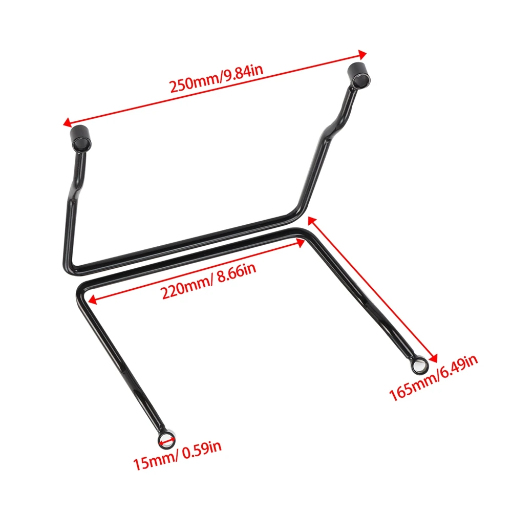 Motorcycle Saddlebag Support Bar Bracket Mount For Honda Shadow VT400 VT750 VT1100 VTX1800 1300 Fury Steed VT600 Magna 250 VF750