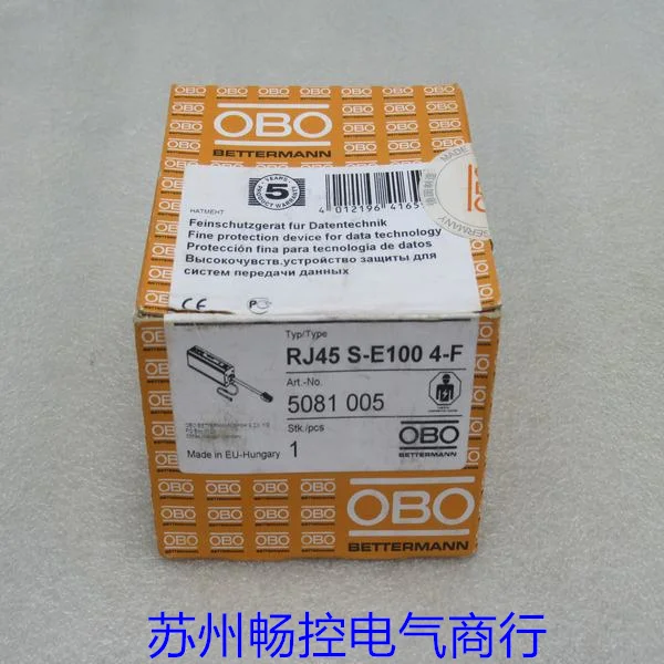 * Ventas al contado * Nuevo protector contra rayos de señal OBO RJ45S-E1004-F Spot 5081005