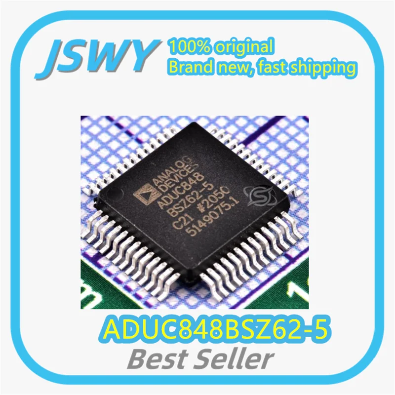 

(1/5 pcs) ADUC848BSZ62-5 ADUC848BSZ62 QFP-52 8-bit Microcontroller Chip IC Brand New Genuine Fast Shipping Original Packaging