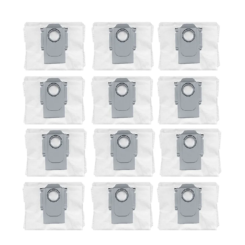 -A14E 12 stuks stofzakken voor Roborock S8 Maxv Ultra / P10 A7400RR / Q Revo / Qrevo Pro / Qrevo Maxv / Qrevo S / Qrevo Plus Robot