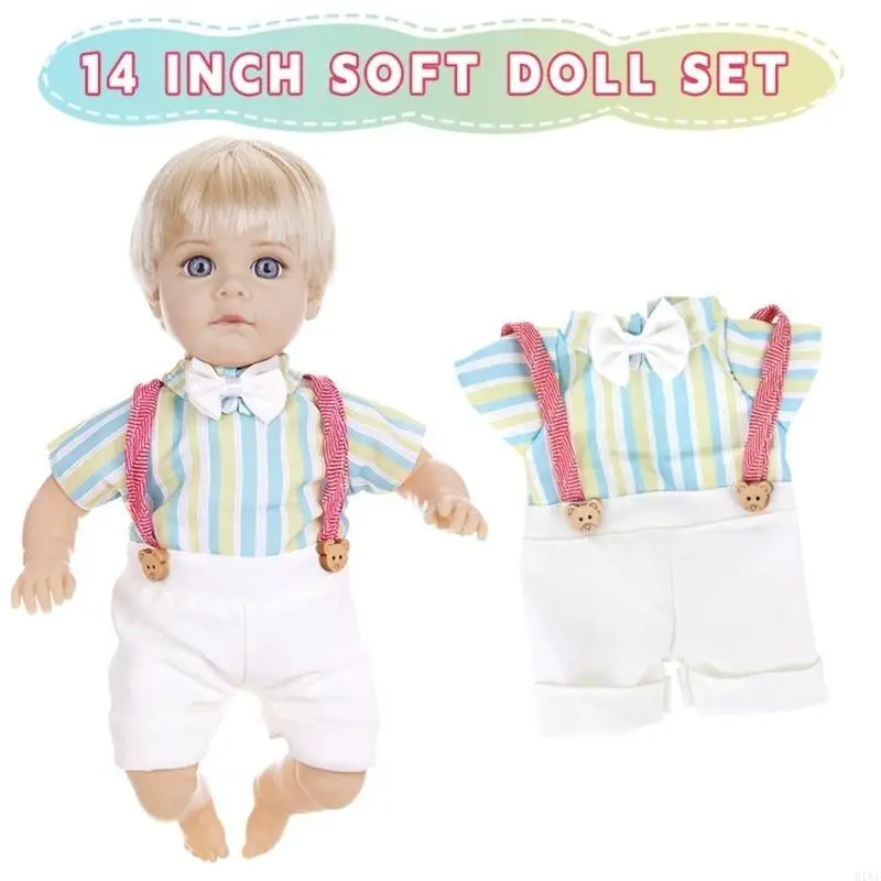 

R1WF Snuggly Vanillas Scented Baby Doll in Elegant Designs for Pretend Playtimes