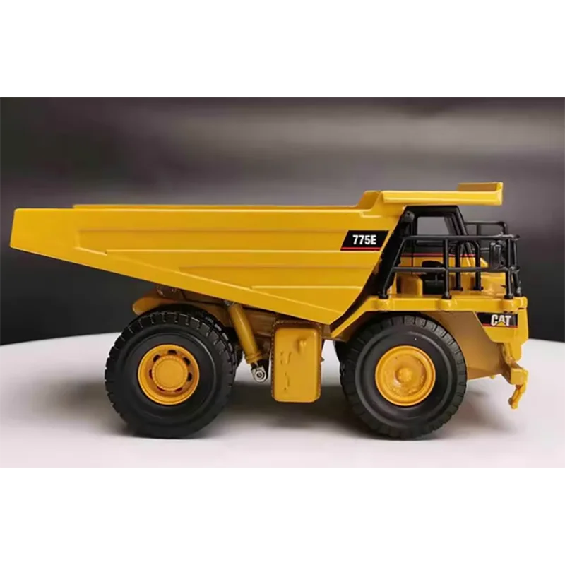 Diecast 1/64 Scale Cat CAT775E Mining Engineering Dump Truck Alloy Truck Model Simulation Static Display Collection Gift