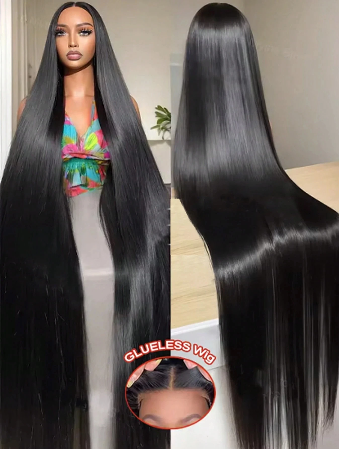 40 42 بوصة 13x6 العظام مستقيم HD شفاف الدانتيل الباروكة الأمامية 250 الكثافة 13x4 الدانتيل الجبهة خصلات الشعر المستعار الإنسان شعر مستعار الدانتيل للنساء