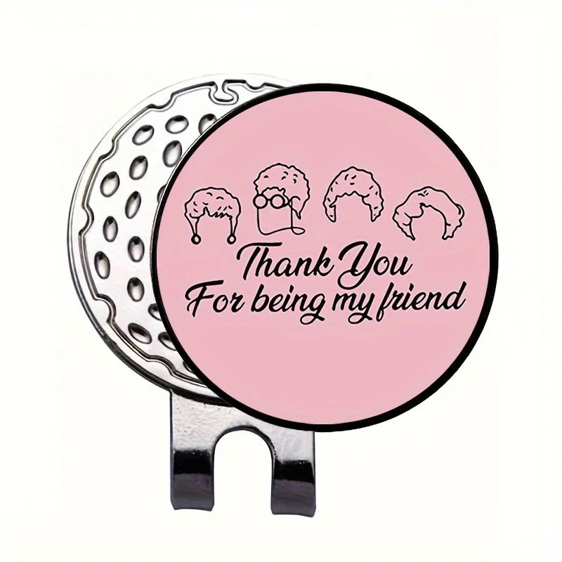 Thank you for becoming my friends. fun durable magnetic golf cap clip with detachable ball emblem is the perfect golf accessory