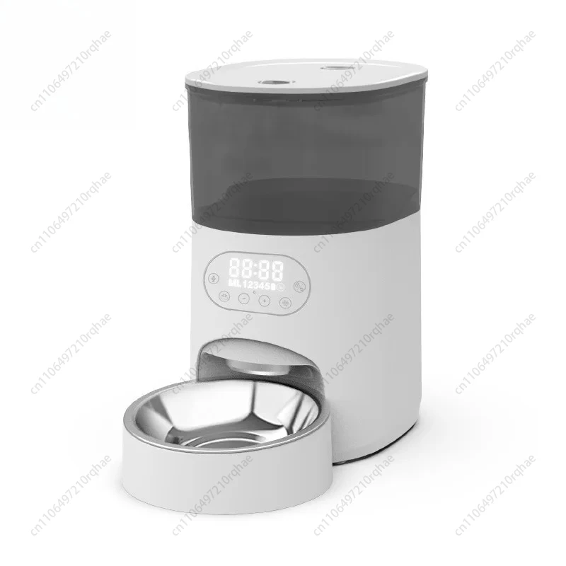 

Automatic Pet Feeder with Portion Control, Smart Timed Food Dispenser for Cats Dogs, Vacation Home Use, App Control