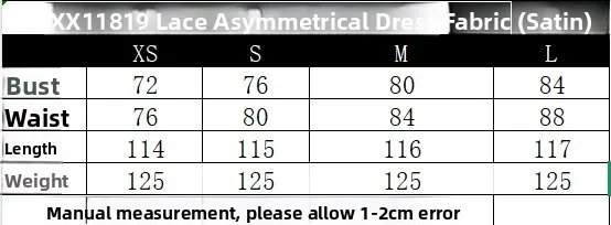 Ele Lace Asymmetrical Hem Silk Satin Feel Women's Dr Thin Strap High Waist Polyester Summer ort Dr V Ne Zipper