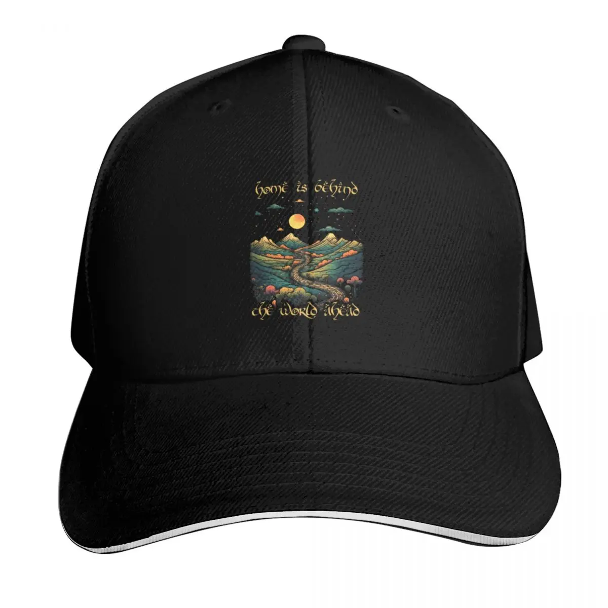 Home is Behind, the World Ahead - Start Night - Fantasy Baseball Cap Men Women Casual Summer Sport Sun Cap