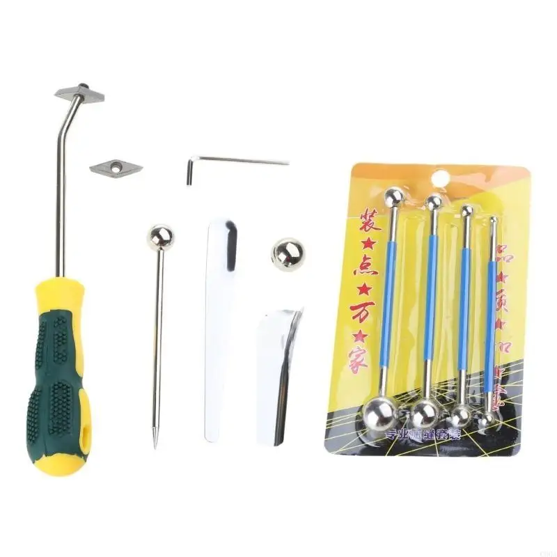 

C90a 9pcs/Set Steel Ceramic Papl Drill Bit Tiles Снятие раствора для снятия настенного шва цементных шва для