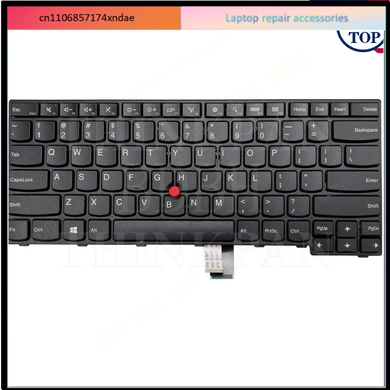 US Non-Backlit Keyboard for For For Thinkpad E450 E450c E455 E460 E465 W450