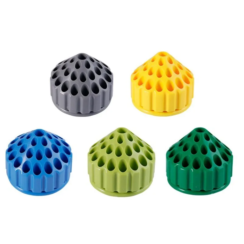 35 Holes For Grinding Wheel Head Needle Dental Tool Organizer Rotary tool Drill Bit Bur Holder Jewelry Storage Accessories 360°