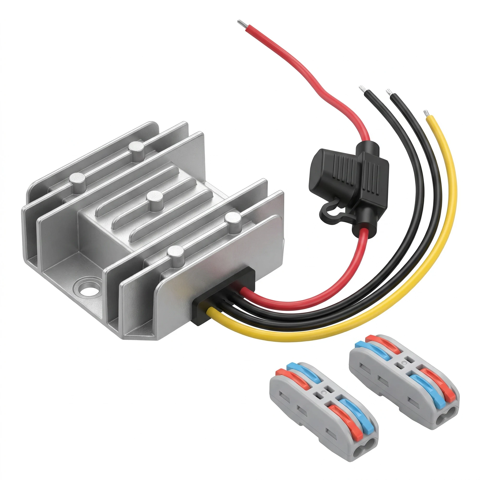 

DC 12V to DC 24V 3A 72W Step Up Converter DC Voltage Regulator Booster with Fuse