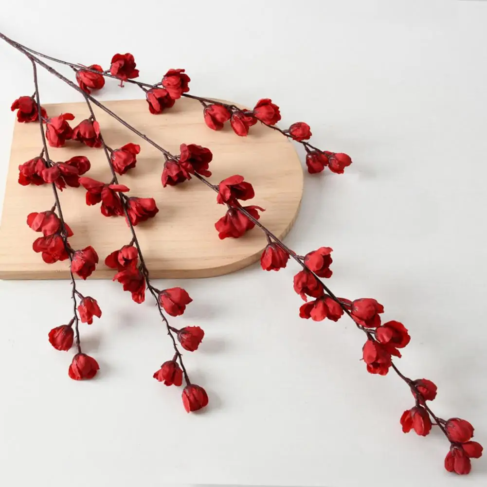 

Bendable Flower Stems Artificial Flower Branch with 45 Heads 42.5 Long Stem Fake Blooms for Diy Wedding Bouquets Home