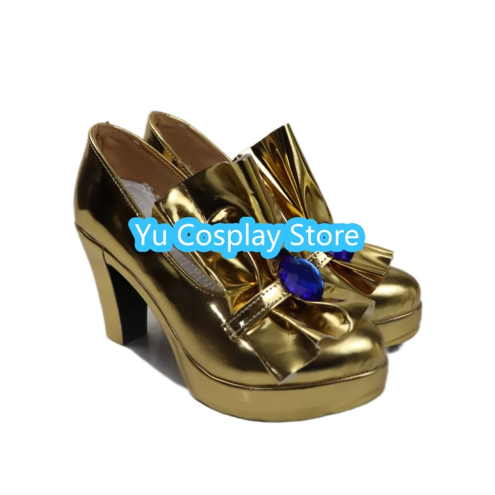 Shoe Game Mary Role Playing Custom Boots Women Halloween Party High Heels
