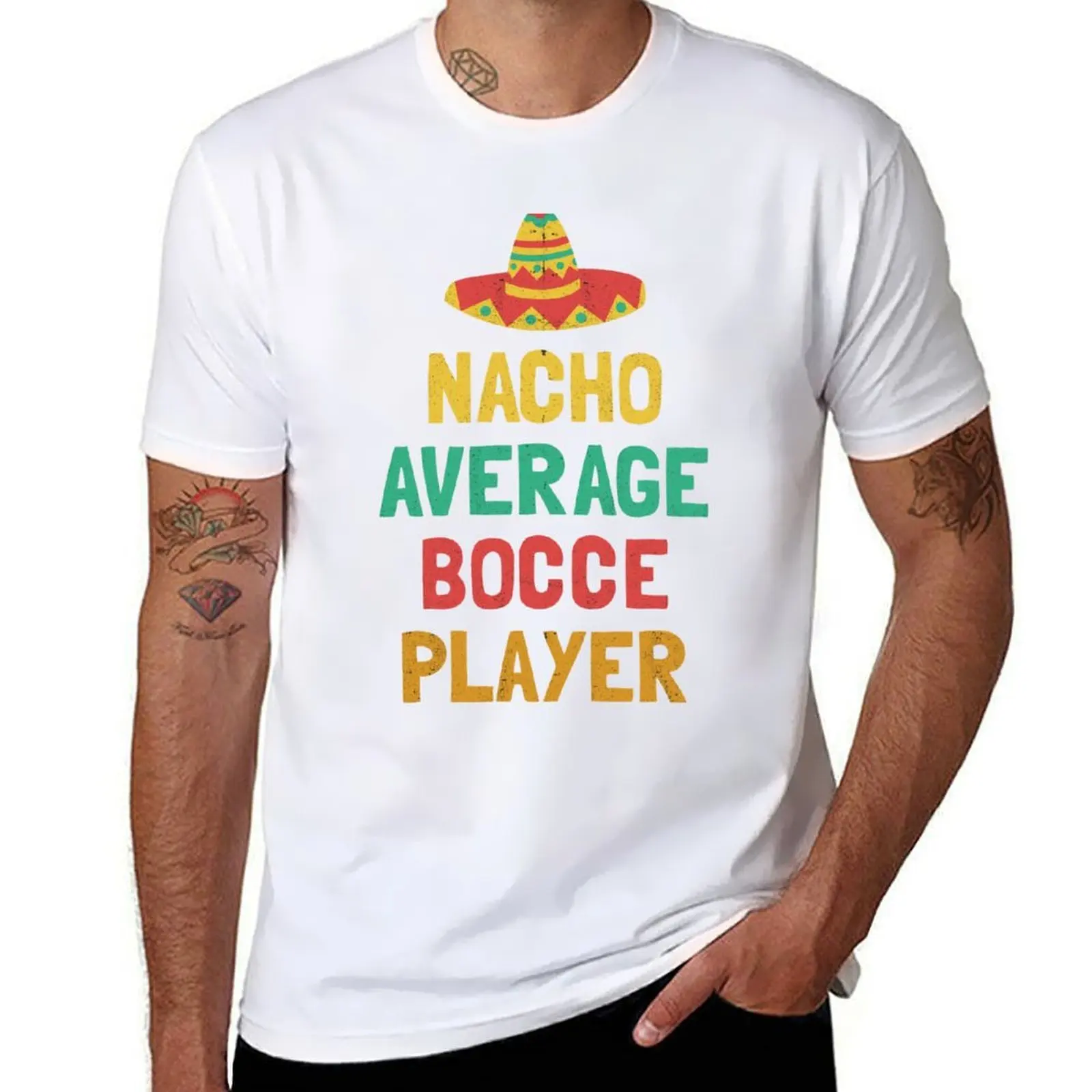 

Not Your Average Bocce Player T-Shirt cotton t shirts man 100% funny t shirts man t shirts for man cotton T-Shirt