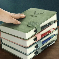 A5 Journal Notebook Retro Planner Office Work Business Notepad Soft Leather Diary Notepad School Supplies Stationery