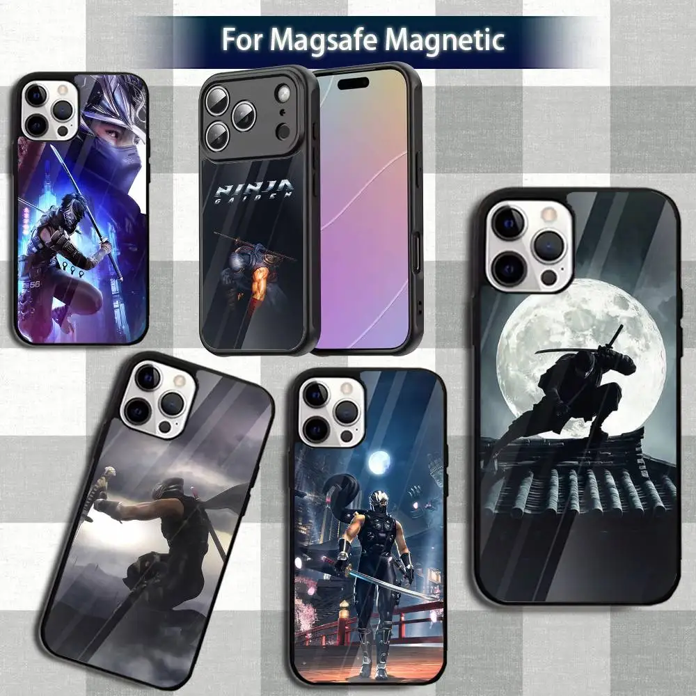 

N-Ninja N-NG4 GaidenS Phone Case For iPhone 13,12,15,17,11,16,14,Pro,Max,Plus,Mini,Magsafe,Magnetic Wireless Charging Case